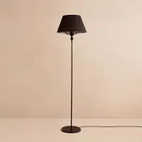 Opviq , AYD-3481, Stehlampe, 100 % PVC, Schwarz, 38 x 38 x 150 cm