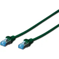 Digitus CAT 5e SF/UTP Patchkabel, 5 m, Cat5e, SF/UTP (S-FTP), RJ-45, RJ-45, Grün