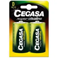 Cegasa Bl.LR20, Einwegbatterie, D, Alkali, 2 Stück(e), Zylindrische