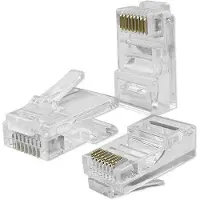 Qoltec RJ45 Pass-Through Stecker CAT5e 100er Pack
