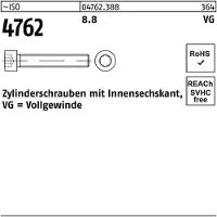 Reyher DIN 912 / ISO 4762 - Stahl 8.8 blank - M 8x70 - Zylinderschrauben mit Innensechskant - Vollgewinde