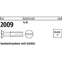 F. REYHER Nchfg. GmbH & Co. KG ISO 2009 - Stahl 4.8 blank - M 12x40 - Senkschrauben mit Schlitz