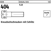 Reyher Kreuzlochschraube DIN 404 Schlitz M 4 x 10 5.8