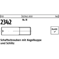 Reyher DIN 427 - Stahl blank 14H - M 8x25 - Schaftschrauben mit Kegelkuppe und Schlitz