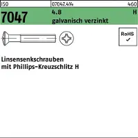 Reyher DIN 966 Stahl verzinkt - Linsensenkschrauben mit Kreuzschlitz - M 3x25