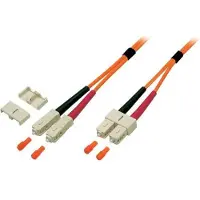EFB Elektronik Duplex Jumper SC/SC 62,5/125µ,7,5 Meter, ECOFIBER, LSZH (O6423.7,5)