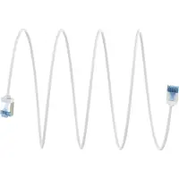 Goobay Ultraflexibles CAT 6A Patchkabel, slim, U/FTP, weiß