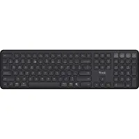 Trust Vaiya, Volle Größe (100%), Verkabelt & Kabellos, USB + RF Wireless + Bluetooth, Scherenschalter, Schwarz