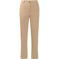 Jack Wolfskin Outdoorhose "DESERT ROLL UP PANTS W", Damen, Gr. 40, Normalgrößen, beige (sand, storm), OBERSTOFF: 95% POLYAMID, 5% ELASTHAN. Futter: 65% POLYESTER, 35% BAUMWOLLE, Hosen Outdoorhose