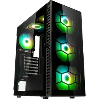 Kolink Observatory Hf Plus Glass Argb Pc-tower-gehäuse Schwarz Schwarz One Size