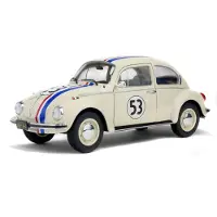 Solido Modellauto "VW Käfer 1303 Racer Nr 53", beige, Modellfahrzeuge, Kinder, Metall, Modellauto