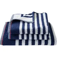 Dyckhoff Handtuch Set "Maritim, Sea Stripe", Set, 3 tlg., Frottier, 2 Handtücher (50x100cm), 1 Duschtuch (70x140cm)