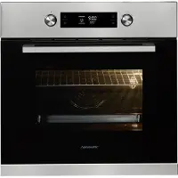 Hanseatic Backofen "65M90E3-E11B200", Energieeffizienz: A, silber (silberfarben), B:59,5cm H:59,5cm T:57,5cm, Backöfen, inkl. 3 Jahre Herstellergarantie, Backofen
