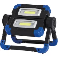 RealPower 463617, 10 W, LED, 2 Glühbirne(n), IPX2, Schwarz, Blau, Flood work light