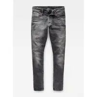 G-Star Regular-fit-Jeans "3301 Straight Tapered", Herren, Gr. 31, Länge 32, grau (grau, used), Denim/Jeans, Obermaterial: 99% Baumwolle, 1% Elasthan, normal normal, Jeans Regular-fit-Jeans