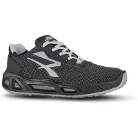 U Power Sicherheits-Halbschuh RAPTOR CARPET ESD S3 CI SRC, Farbe:schwarz, Größe:45