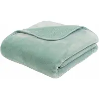 Gozze Wohndecke GÖZZE "Premium Cashmere Feeling", grün (hellmint), B:220cm L:240cm, Polyester, Wohndecken, Wohndecke, mit premium Cashmere Feeling, Kuscheldecke