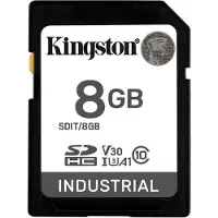 Kingston Technology 8G SDHC Industrial pSLC, 8 GB, SDXC, Klasse 10, UHS-I, 100 MB/s, 80 MB/s
