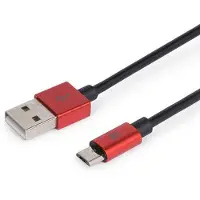 Maillon Technologique Cable Maillon Premium Micro USB 2.4 Aluminio Rojo 1m