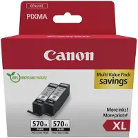 Canon Ink PGI-570XL Twin Pack, Hohe (XL-) Ausbeute, Schwarz, 2 Stück(e), Doppelpack