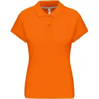 Kariban Cotton Classics-20.K242 Damen Piqué Polo Gr. L orange