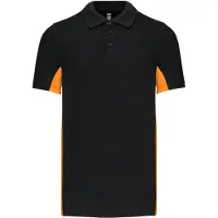 Kariban Baumwolle Classics-20.K232 Poloshirt Gr. M black/orange