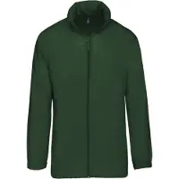 Kariban Herren Windbraeker Softshell Jacke Regenjacke Windjacke, Größe:S, Farbe:Forest Green