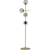 Dyberg Larsen Como Stehleuchte, 4-flg., messing