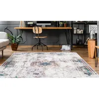 Calo-deluxe Teppich "Castor 100", rechteckig, 6 mm Höhe, Kurzflor, Vintage-Design, Wohnzimmer