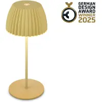 Briloner LED-Akku-Tischlampe Brilo unplugged Riffle, 20 cm, grün