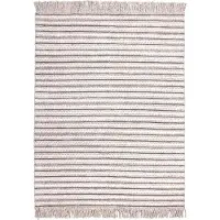 Calo-deluxe Teppich "Bature 305" Gr. 2, beige (natur, creme), B:80cm H:10mm L:150cm, Viskose, Wolle, Teppiche, Teppich, Wolle und Viskose mit Fransen, Wohnzimmer