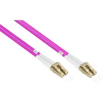 Varia LWL Patchkabel OM4 Duplex Panzerkabel LC-LC 100m Multimode