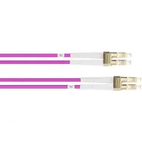 Varia LWL Duplex Patchkabel OM4 Panzerkabel LC-LC 10m violett