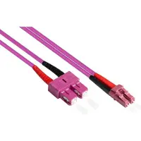 Varia SO-33157 - Patchkabel LWL Duplex OM4 (Multimode, 50125) LCSC, LSZH, 20m