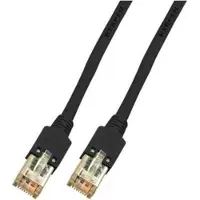 EFB Elektronik RJ45 Patchkabel F/UTP, Cat.5e, TM11, UC300, 40m, schwarz Das in Europa gefertigte Cat.5e RJ45 Patchk