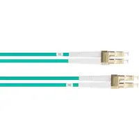 Varia LWL Duplex Patchkabel OM3 Panzerkabel 50m LSZH LC-LC Aqua