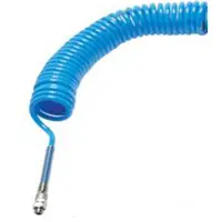 Tameson 8m Druckluft Spiralschlauch 10x6.5mm PUR G1/4 Männlicher Anschluss