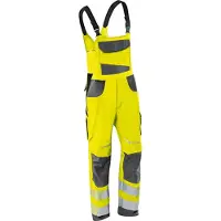 Kübler Latzhose REFLECTIQ PSA 2 warngelb/anthrazit Form 3207 Grösse 26K