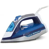 Orbegozo SV 2670, Trocken- & Dampfbügeleisen, Keramik-Bügelsohle, 80 g/min, Blau, Grau, 30 g/min, 0,35 l