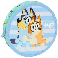 Bluey Rund Federmäppchen Sisters