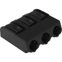 Wago 2061-623/998-404 SMD-Leiterplattenklemme,Drücker,1,5 mm2,schwarz 2061623998404 - 450 Stück
