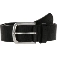 Tom Tailor Ledergürtel "TTROY", Herren, Gr. 115, schwarz, Rindsleder, Gürtel Ledergürtel, 4 cm breiter Herrengürtel, ideal zu Jeans und Chino, bis Gr. 120