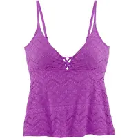 LASCANA Tankini-Top "Omara" mit Lochstickerei