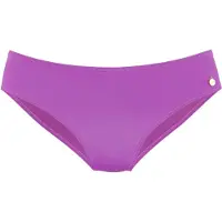 LASCANA Bikini-Hose "Omara", Damen, Gr. 42, N-Gr, lila, Recycling-Polyamid, unifarben, Basic, Badehosen Bikini-Hose, aus recycelten Material
