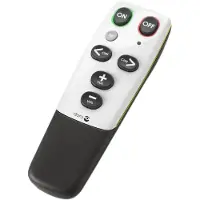 Doro HandleEasy 321rc, Universal, IR Wireless, Drucktasten, Schwarz, Weiß