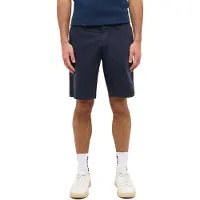 Mustang Shorts "Herren Style Amsterdam", Herren, Gr. 31, blau (579 dunkelblau), Twill, 97% Baumwolle, 3% Elasthan, unifarben, slim fit, Hosen Shorts