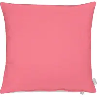 Apelt Dekokissen "3800", pink (pink, unifarben), B:66cm L:66cm, Obermaterial: 75% Polyester, 25% Baumwolle, Dekokissen_Sitzkissen_Kissenhüllen, Dekokissen, Statement-Reißverschluss