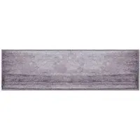 Astra Fußmatte "Pure & Soft" Gr. 16, silber (silberfarben), B:50cm H:7mm L:150cm, Kunstfaser, Teppiche, Fußmatte, Schmutzfangmatte, mit Spruch, waschbar