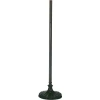 Clayre & Eef Lampenfuá Stehlampe Tiffany Ø 30x165 cm Braun Polyresin