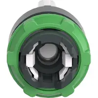 Schneider Electric Electric ZB5AK1813 Leuchtwahlschalter, Frontelement, Harmony XB5, Kunststoff, 22mm, weiß, für universelle LED, 3 Stellungen, Rechts tastend